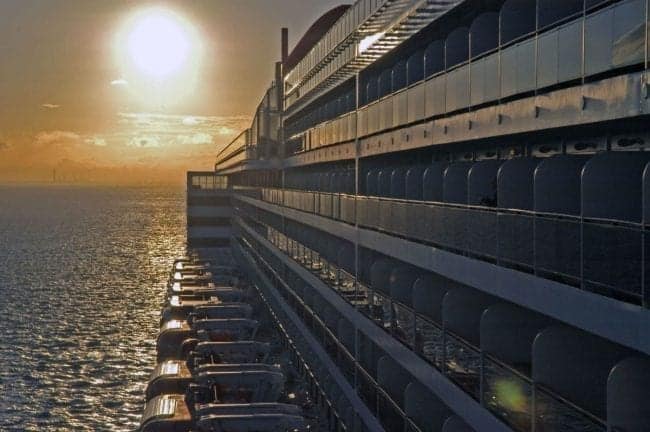 Aboard the Cunard Queen Mary 2