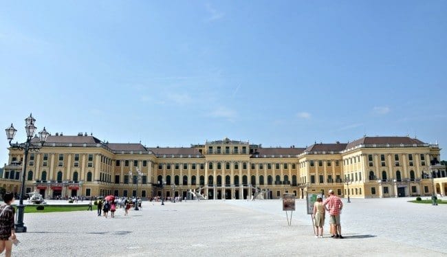 Schonbrunn Palace in Vienna Austria Schonbrunn Palace in Vienna Austria