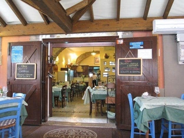 Mom and pop restaurant in Civitavecchia Local restaurant in Civitavecchia that I found when cruising solo on a Mediterranean cruise.