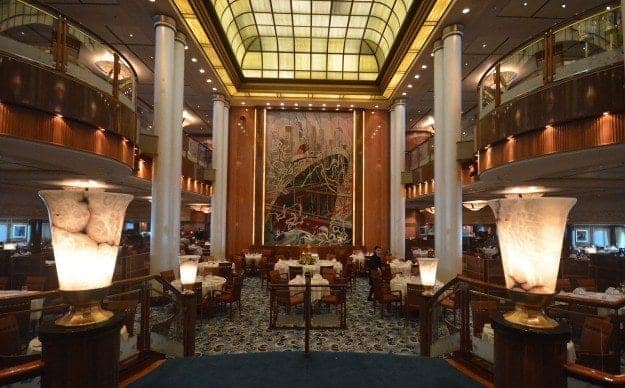 Cunard Queen Mary 2 Britannia Dining Room Cunard Queen Mary 2 Britannia Dining Room