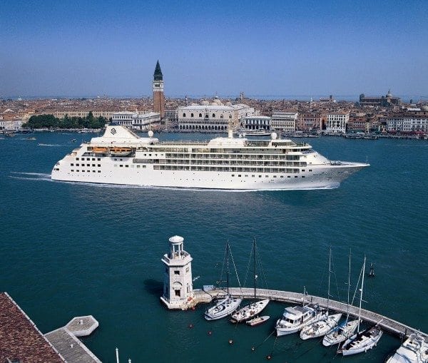 Silversea Silver Cloud in Venice