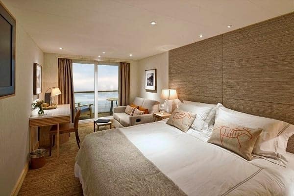 Five categories of veranda staterooms starting at 270 sq. ft.