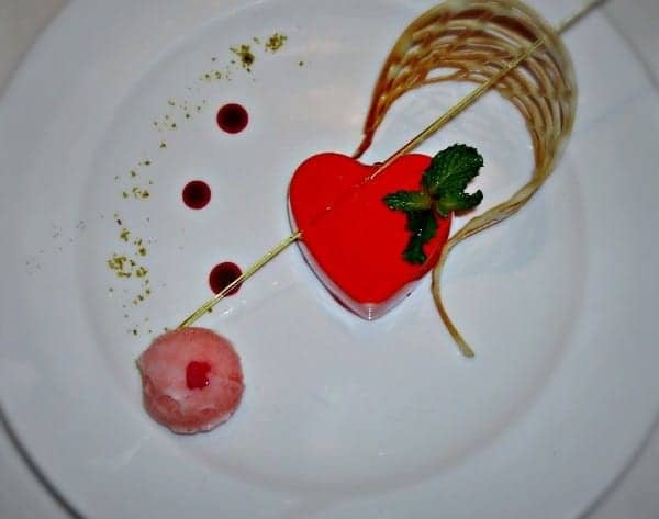 My "healthier" dessert choice aboard the Ruby Princess.