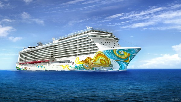 The Norwegian Getaway scheduled to launch in the spring of 2014.