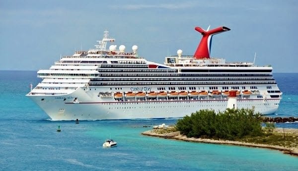 Carnival Glory in Nassau.