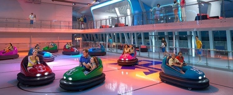 And now for something totally different: Bumper Cars at sea.