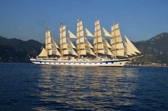 Star Clippers' Royal Clipper in the Mediterranean.