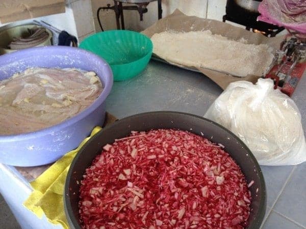 They also make homemade ceviche.