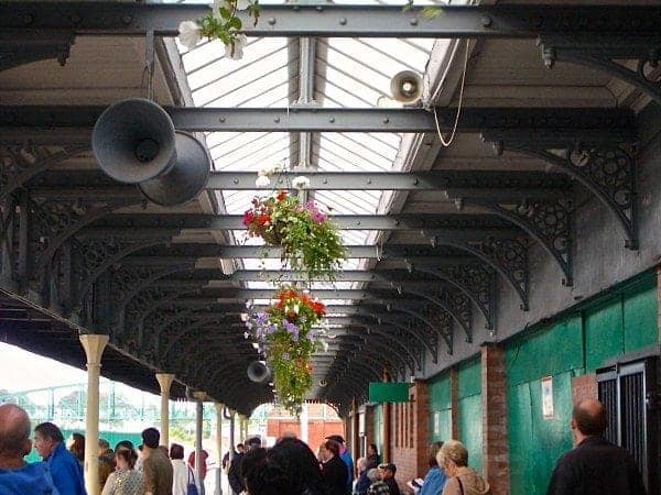 Mostly cruise passengers waiting for the train to Cork.