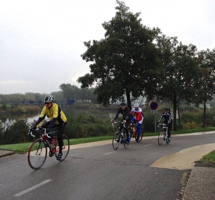 There are meandering bike paths throughout Kinderijk. I could have easily spent a day here, just on the walking paths.