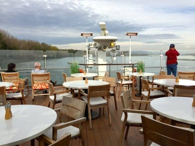 My favorite place for a steamy hot chocolate or dinner under the stars.