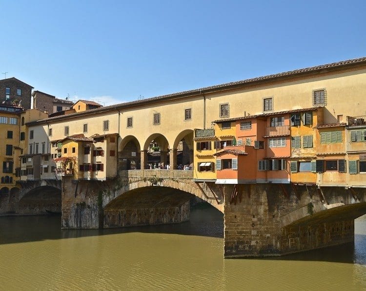 What to Do in One Day on Mediterranean Cruise to Florence Ponte Vecchio Ponte Vecchio in Florence Italy