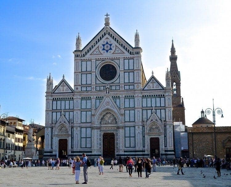 What to Do in One Day on a Mediterranean Cruise to Florence Italy Basilica Santa Croce Florence Italy