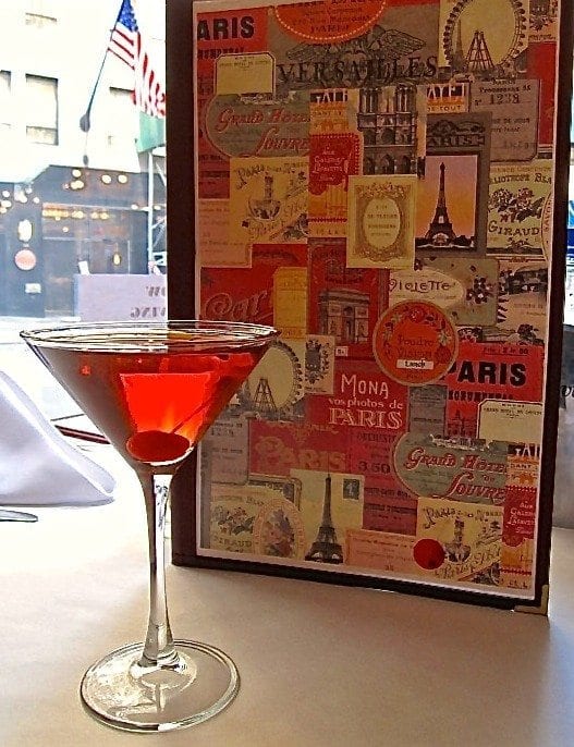 The Perfect Manhattan at Cafรฉ Un Deux Trois.