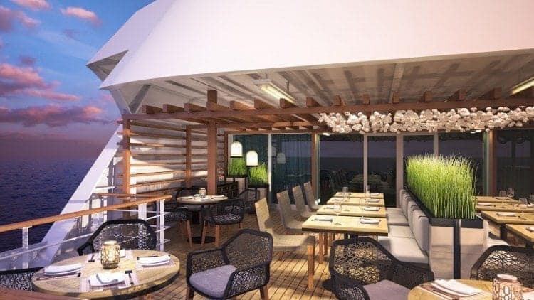 The cozy, outdoor Pan Asian restaurant.
