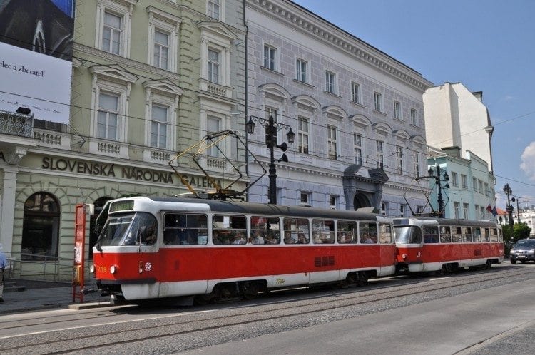 Downtown Bratislava Trolley