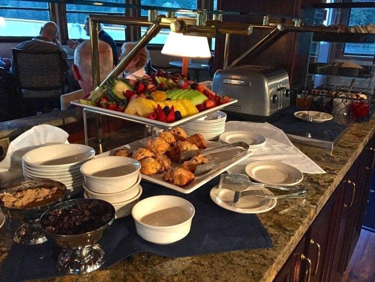 Early Riser Breakfast on Un-Cruise Adventures SS Legacy