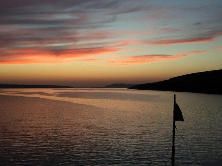 Another beautiful sunset on the Columbia River from aboard Un-Cruise Adventures S.S. Legacy.
