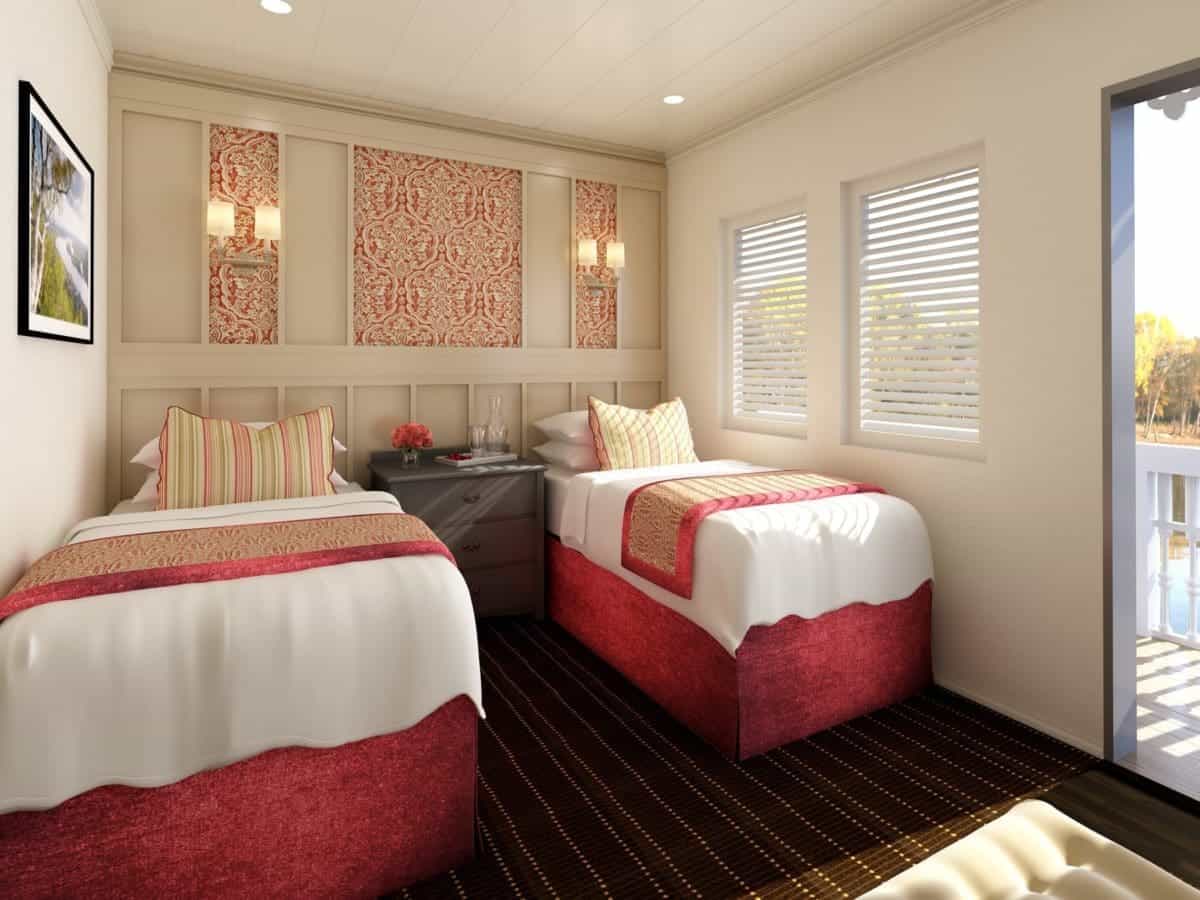 French America Line Louisiane Verandah stateroom