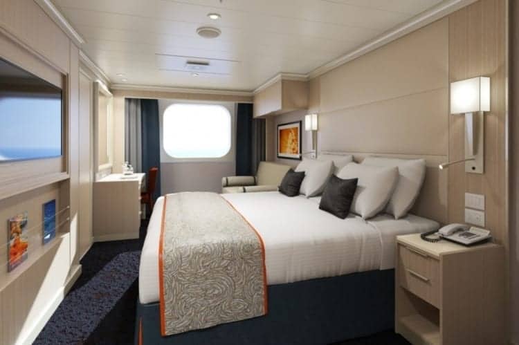 Koningsdam stateroom for solo cruisers.