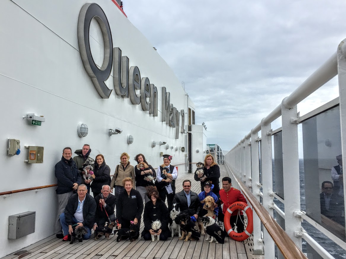 Queen Mary 2 remastering dog kennels.