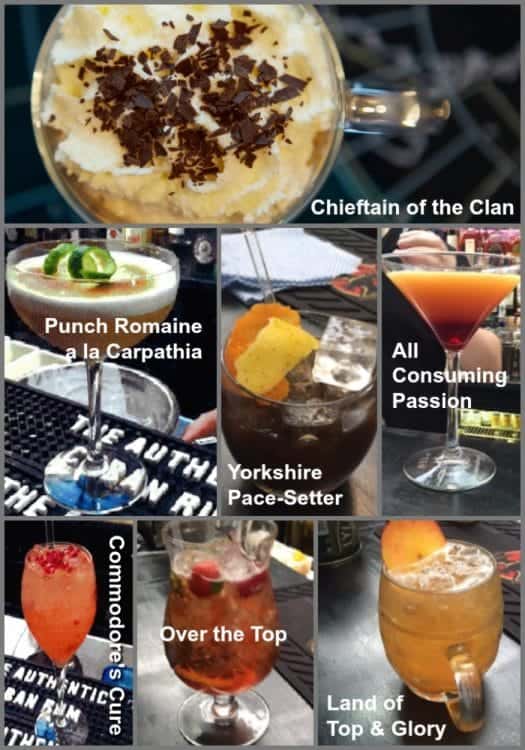 Commodore Club cocktails
