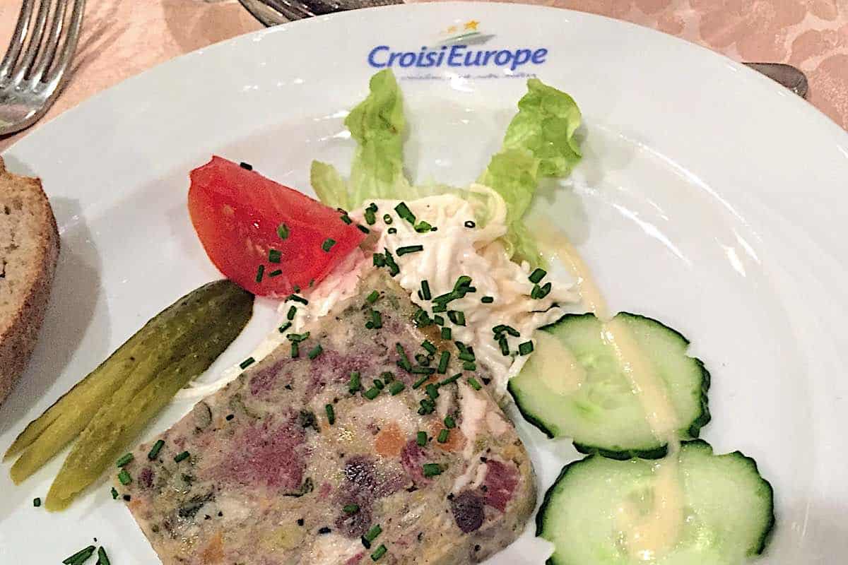 Seine Princess dinner appetizer pate