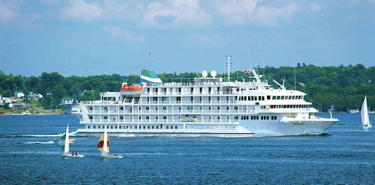 Pearl Mist on the Great Lakes cruise.
