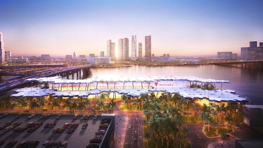 Virgin Voyages Cruise Terminal at PortMiami