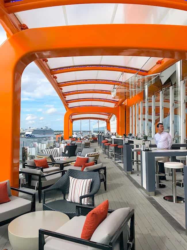 Celebrity Edge Magic Carpet interior space