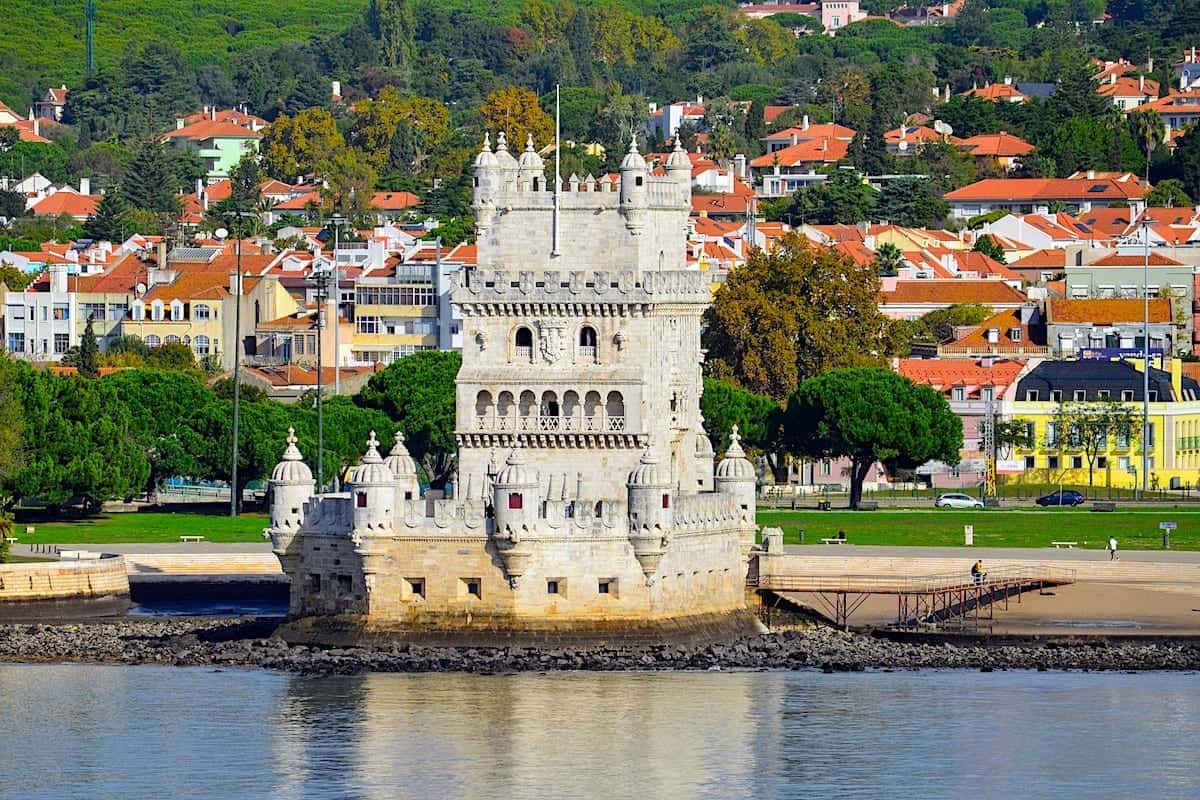 Lisbon, Portugal harbor.