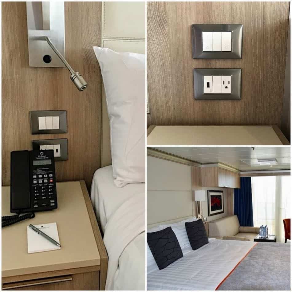 Nieuw Statendam bedsides with USB ports Nieuw Statendam bedside USB ports