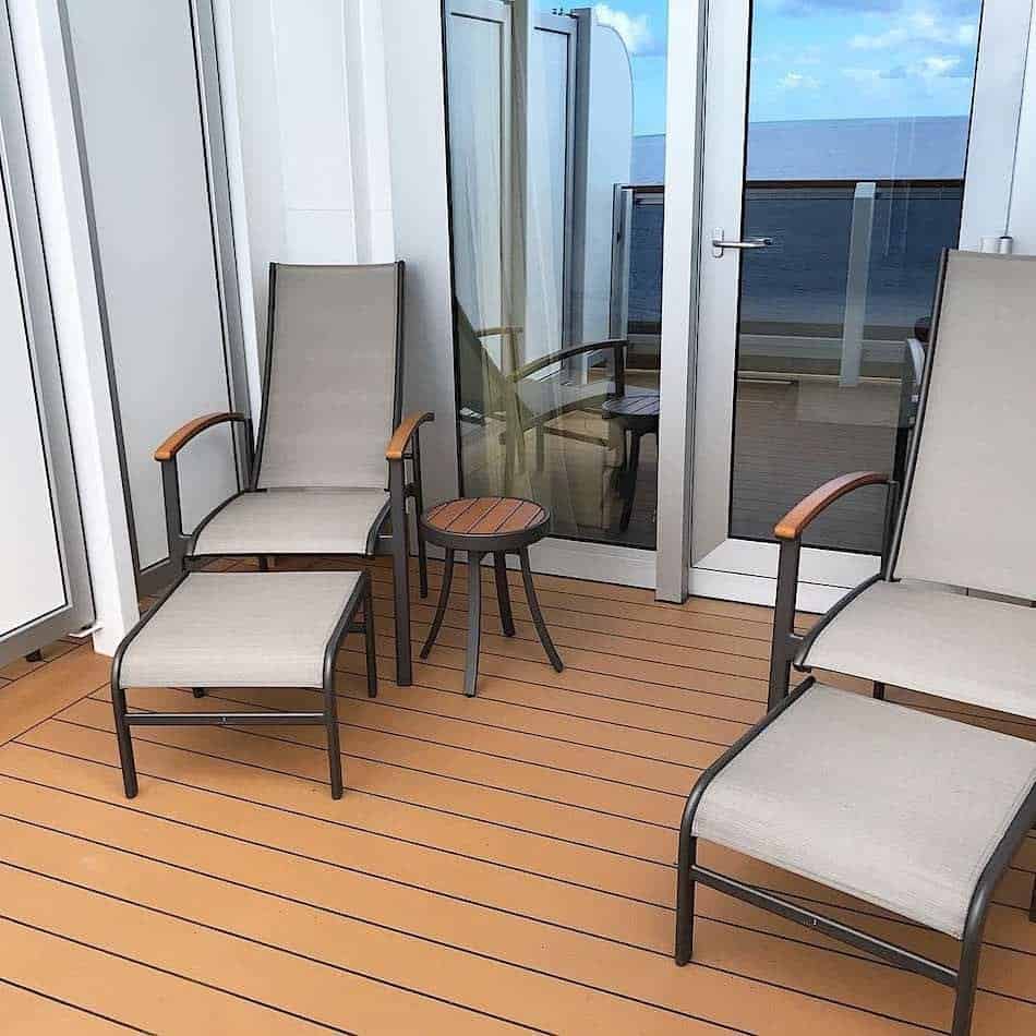 Nieuw Statendam Extended Balcony Lounge Chairs Balcony Lounge Chairs