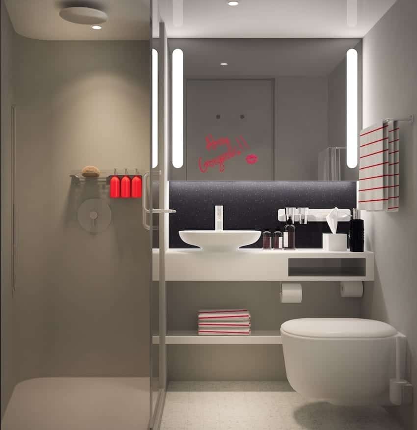 Virgin Voyages Cabin Rain Shower Bathroom Virgin Voyages Cabin Rain Shower Bathroom