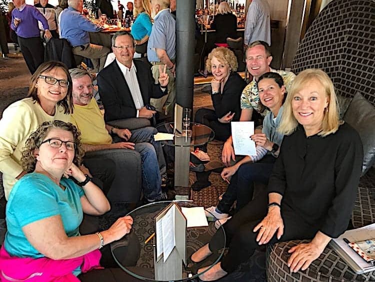 Playing Team Trivia aboard Koningsdam