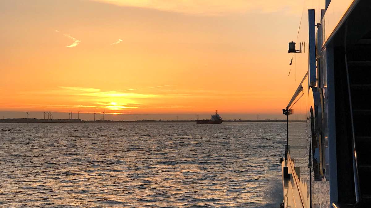 on the Scheldt Estuary in Belgium
