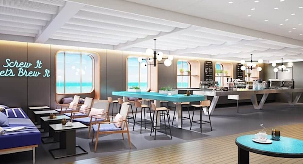 Virgin Voyages Scarlet Lady coffee bar