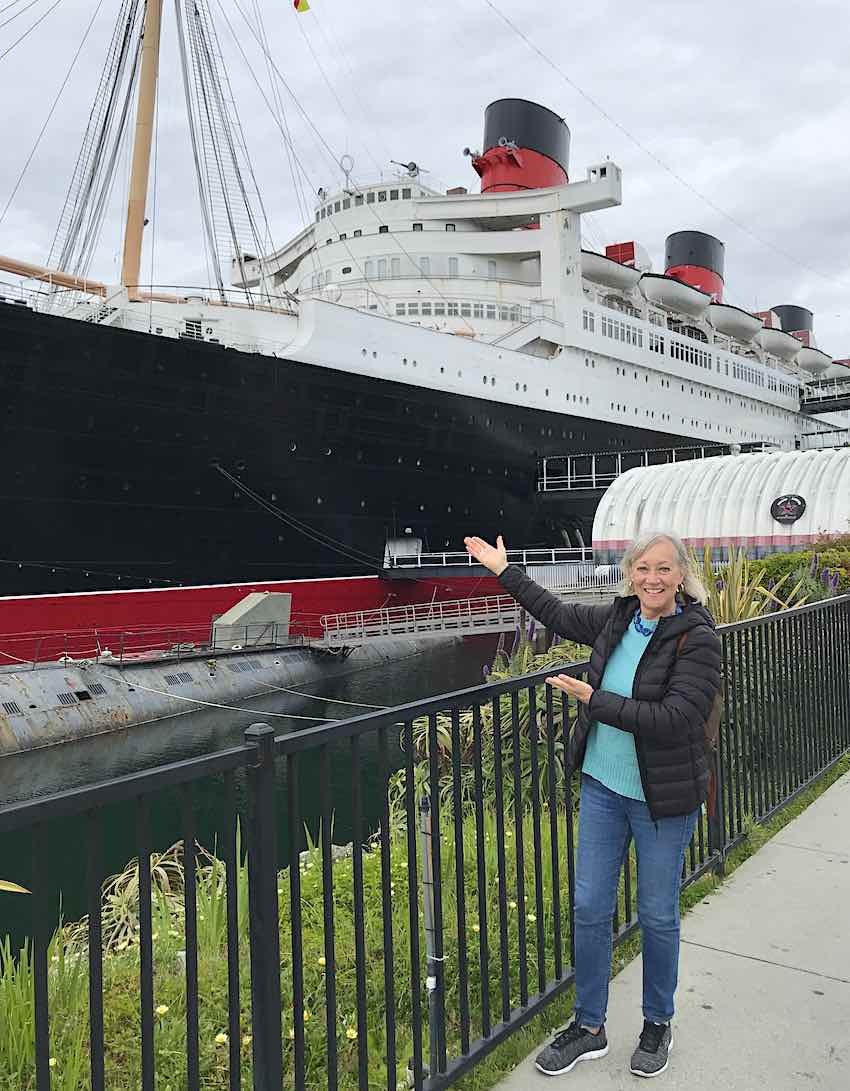 Queen Mary and Sherry in Long Beach California