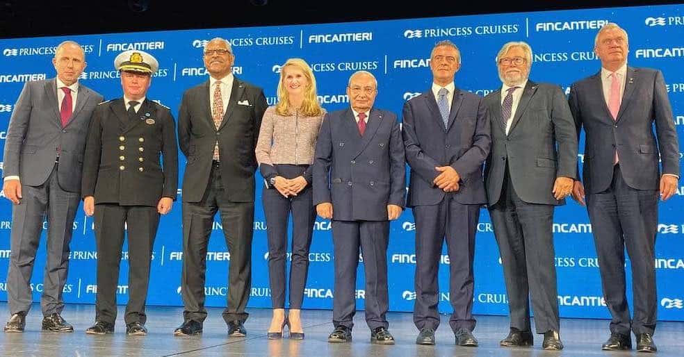 Sky Princess Delivery Ceremony with Princess Cruises