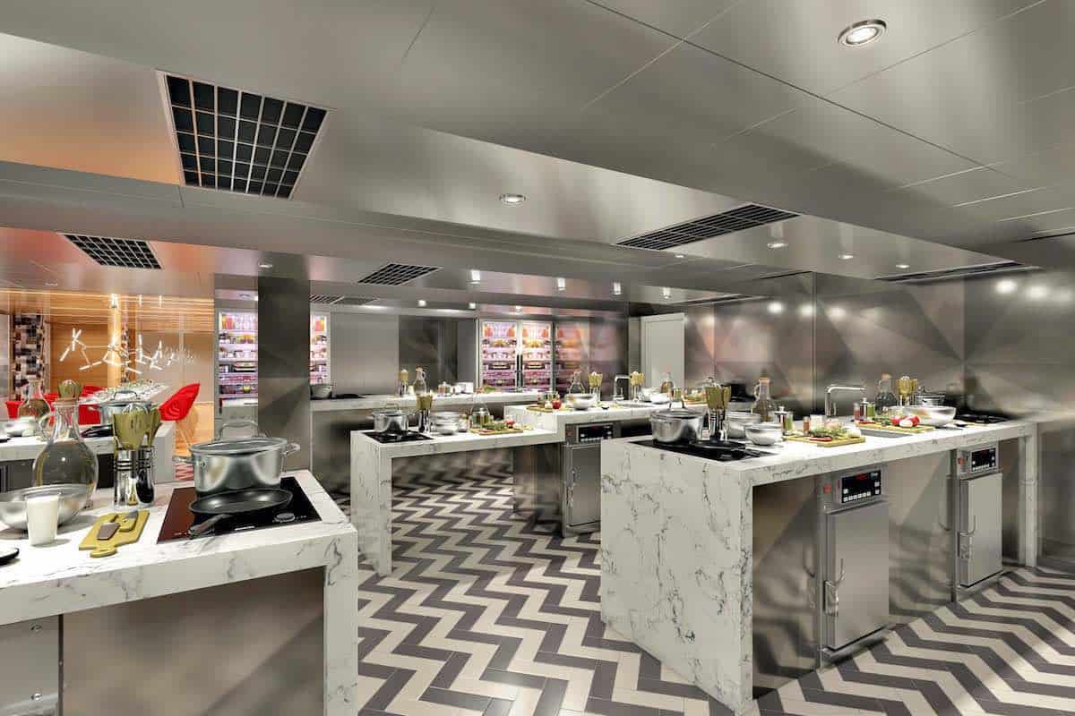Carnival Panorama Carnival Kitchen Hands-On cooking class facility