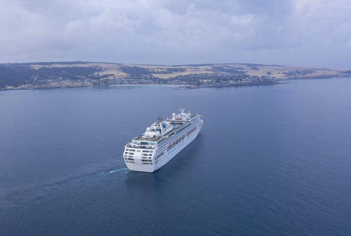 Sun Princess Arrives at Kangaroo Island, Australia
