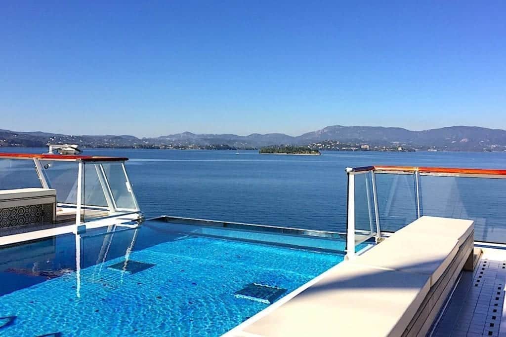 Viking Ocean Ship Infinity Pool