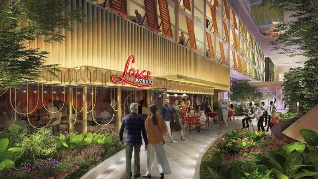 Icon of the Seas Lou's Jazz and Blues Rendering