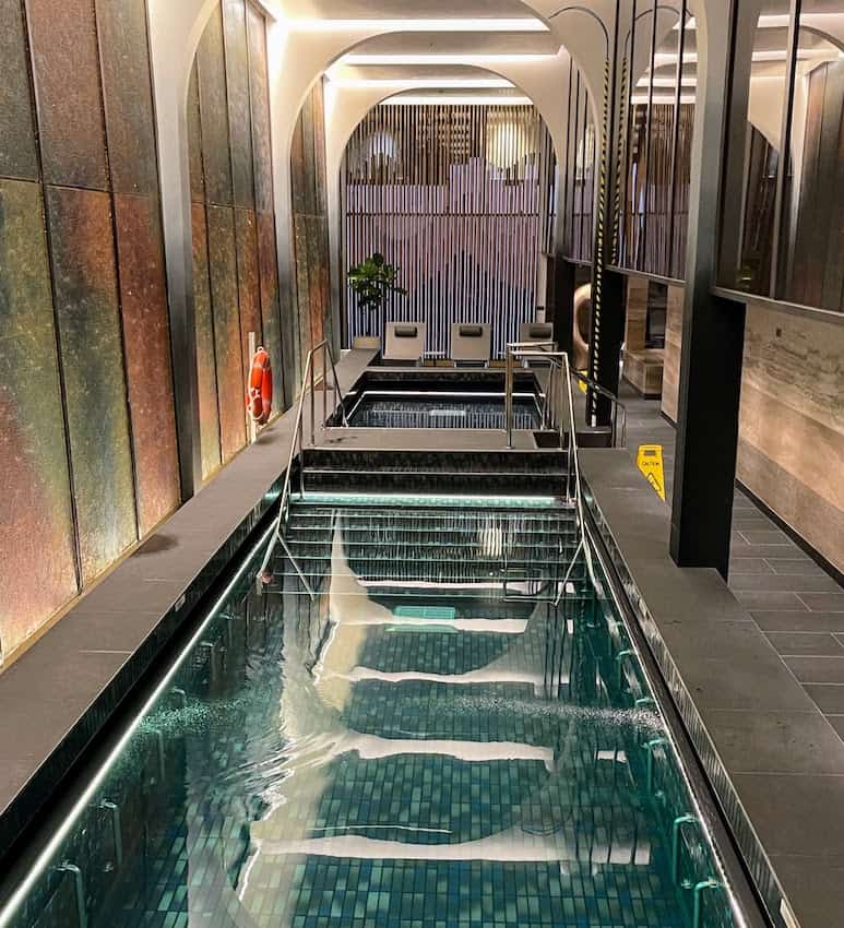 Mandara Spa with two thermal pools.