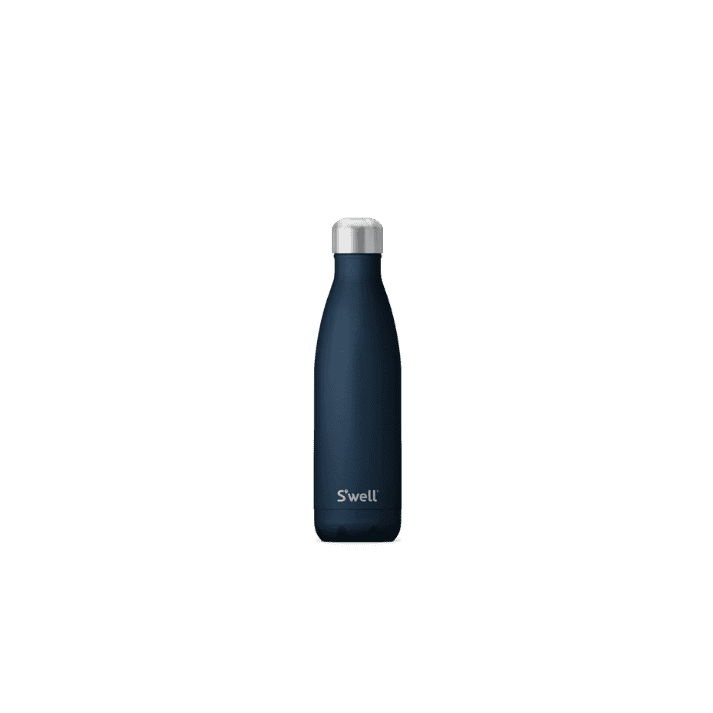 Swell Water Bottle in navy blue.