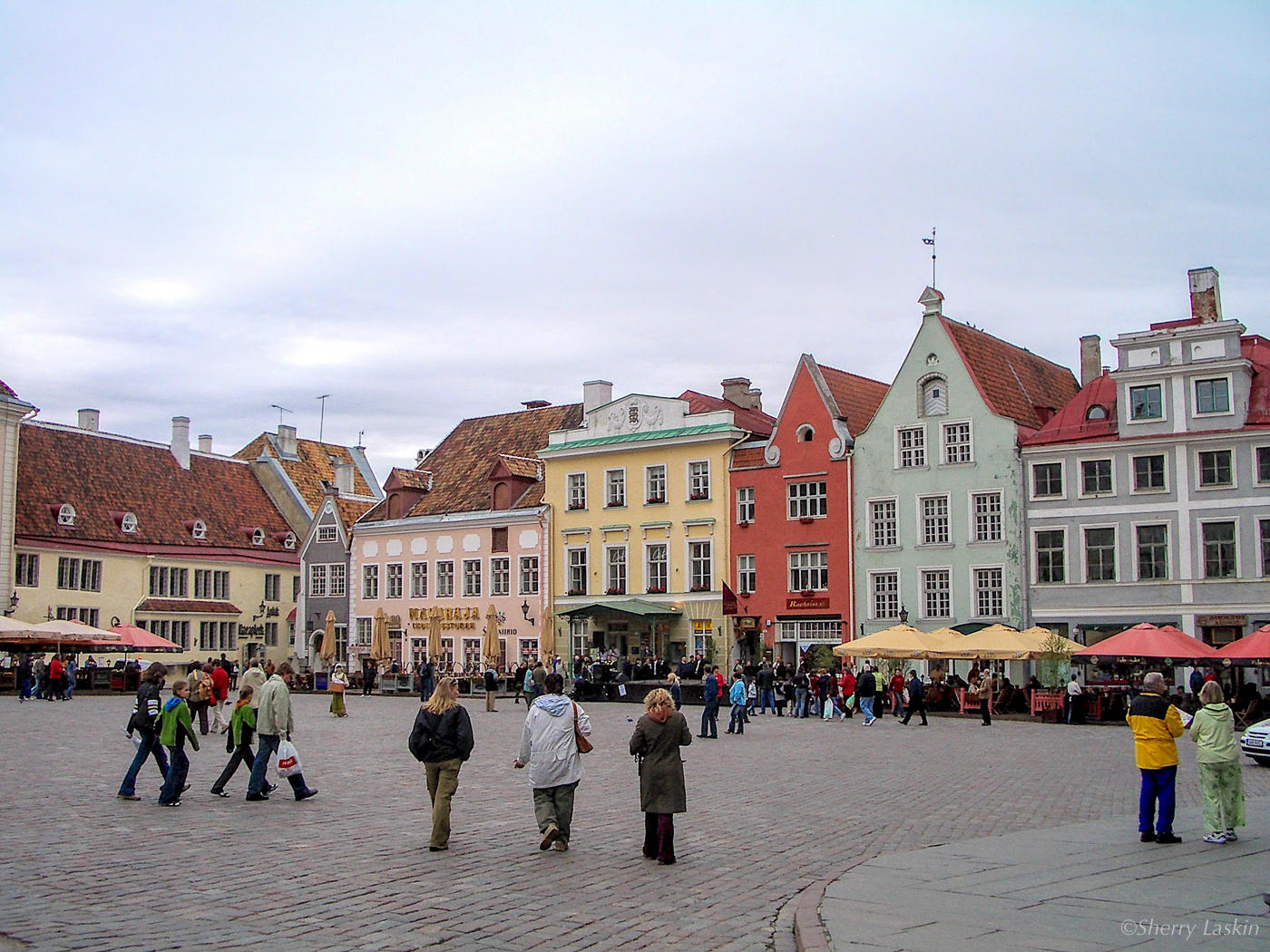 Holland America Rotterdam visits Tallinn, Estonia and the Old Town near the port.